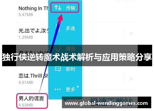 独行侠逆转魔术战术解析与应用策略分享