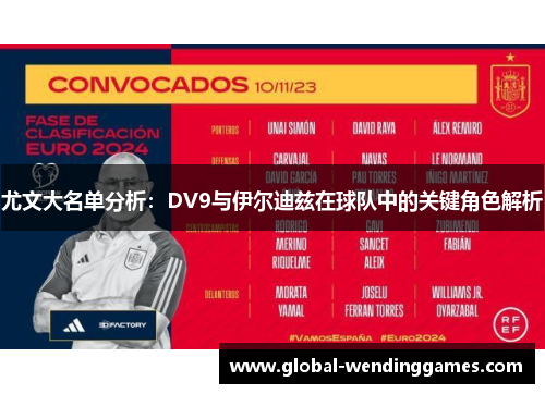 尤文大名单分析：DV9与伊尔迪兹在球队中的关键角色解析