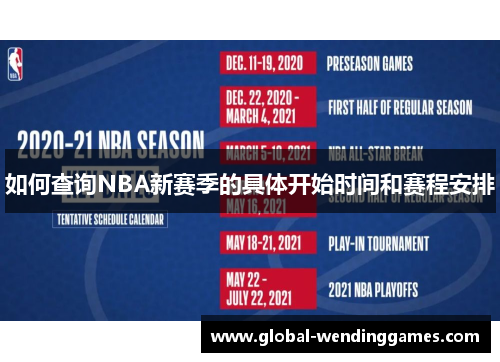 如何查询NBA新赛季的具体开始时间和赛程安排